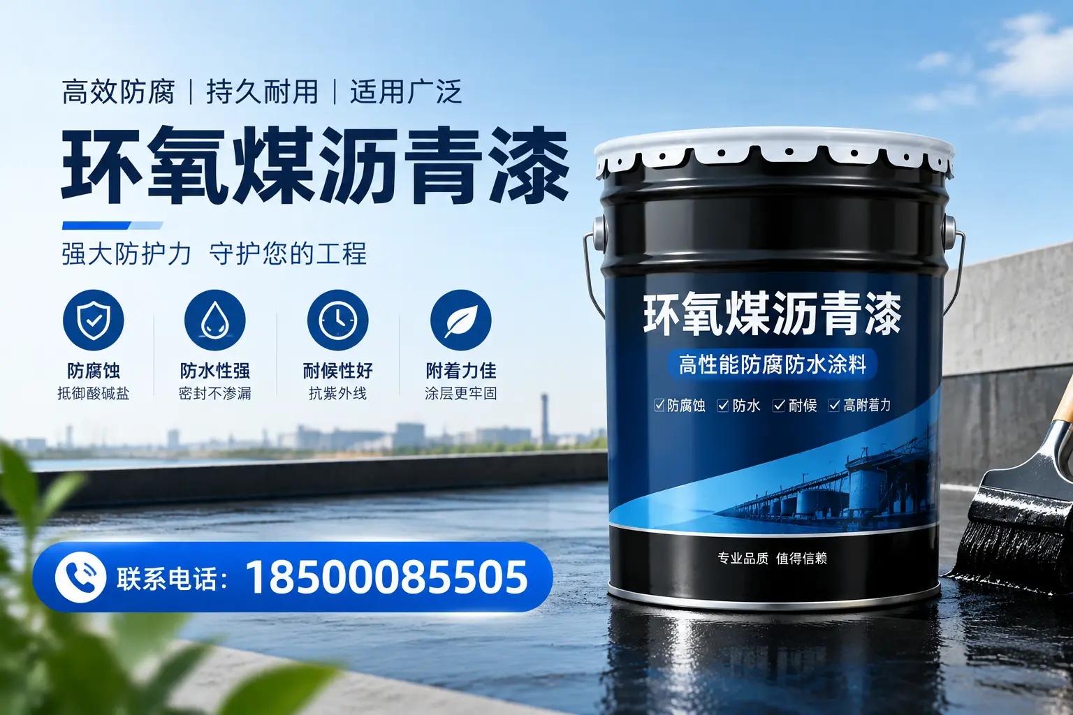 环氧煤沥青漆的施工方法详解,助力榆林企业高效完成项目